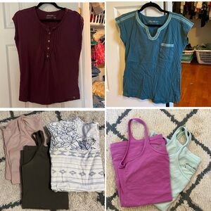 Bundle of 7 Eddie Bauer tops, size XS